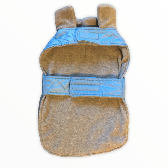 Grreat Choice Blue quilted coat with reflective stripe - Picture 2 of 9